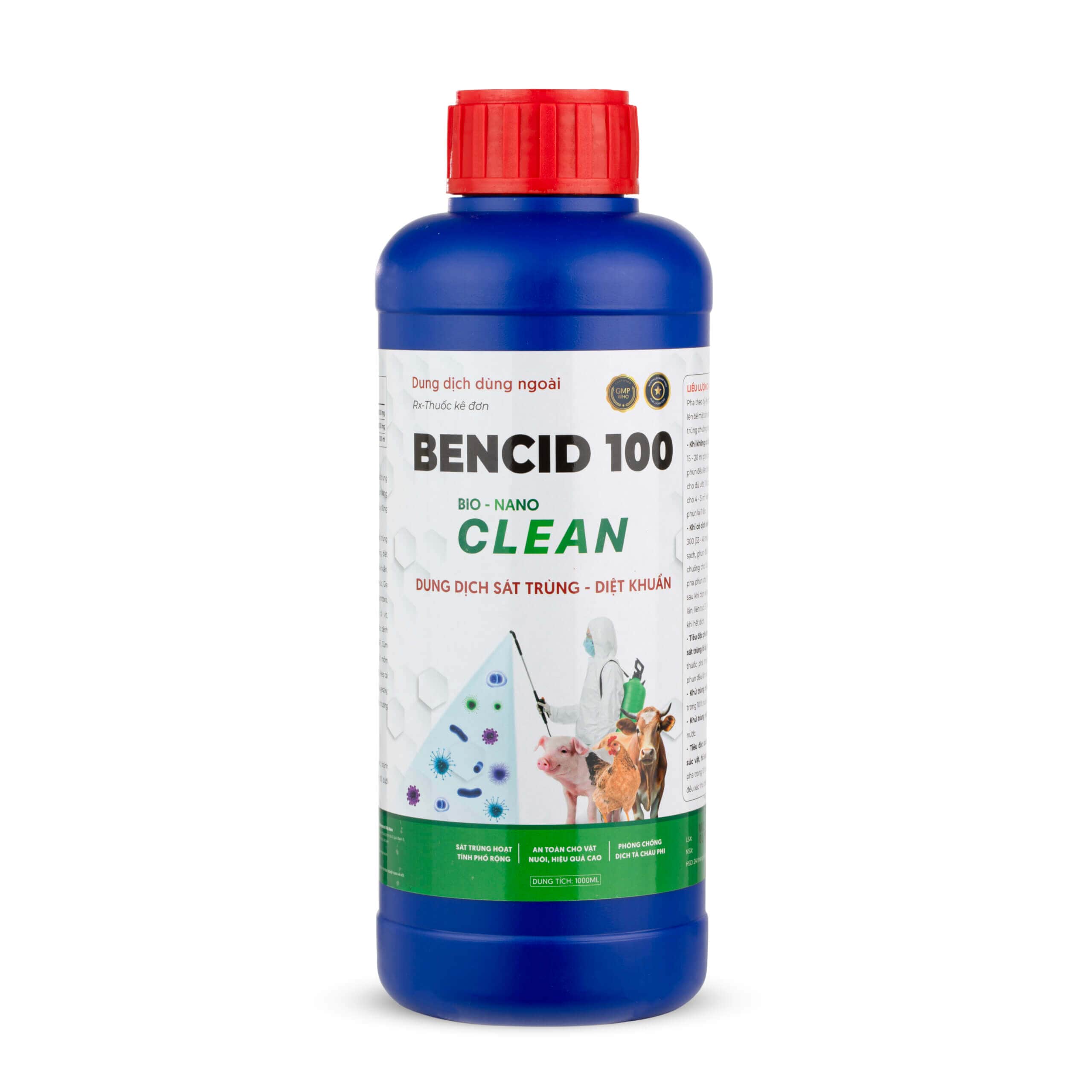 BIO-NANO CLEAN Siêu Sát Khuẩn Khử Mùi Chuồng Trại
