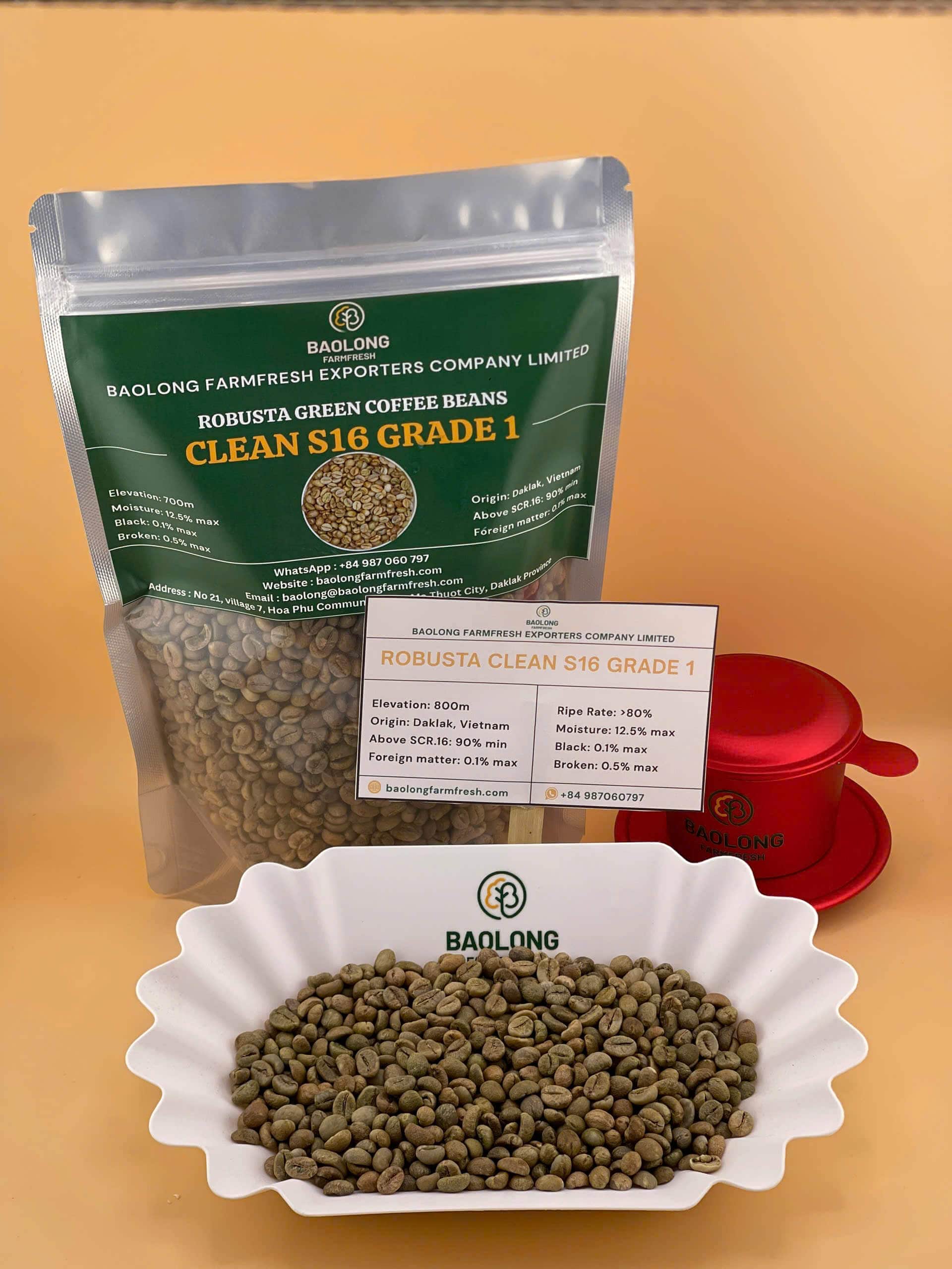 Arabica Honey Coffee Beans S18 From Vietnam