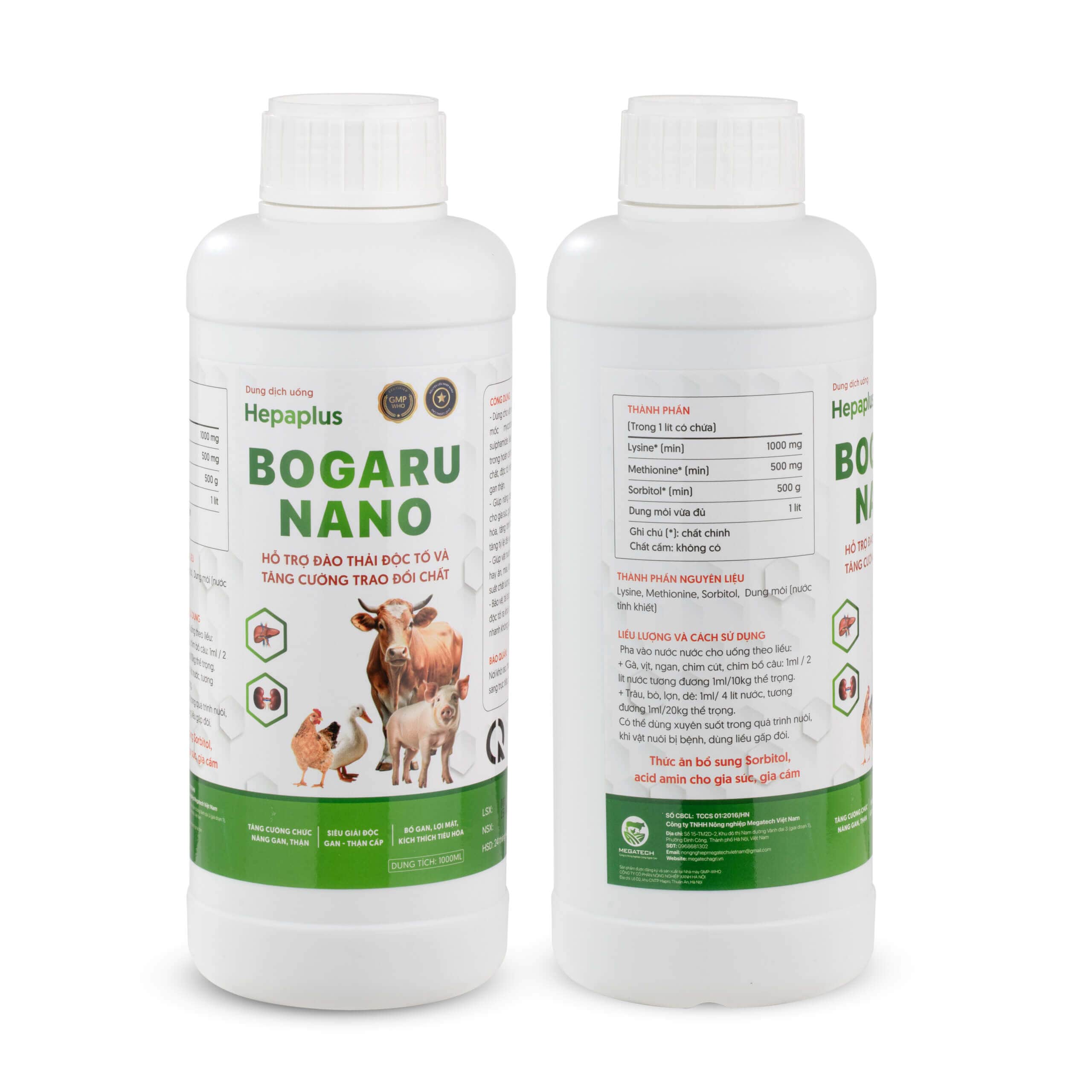 BOGARU NANO - Hỗ Trợ Đào Thải Độc Tố Và Bổ Trợ Vỗ Béo Vật Nuôi - Ảnh 6