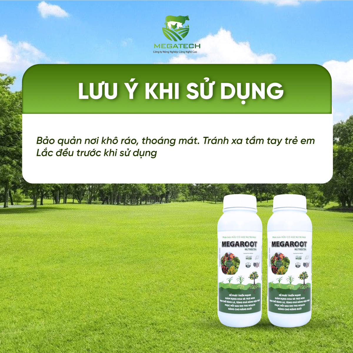 Phân Bón Megaroot Nutri Extra - Siêu Kích Rễ, Bung Đọt, Hạn Chế Sâu Bệnh Nấm - Ảnh 5
